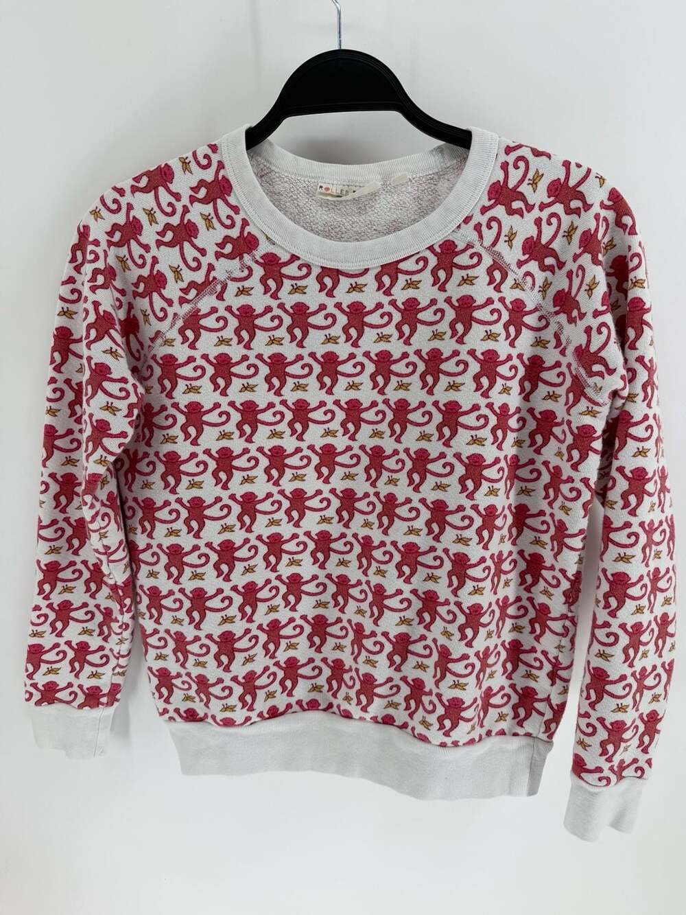 Roller Rabbit Monkey Print Sweatshirt & Jogger Set XS Playground Prep